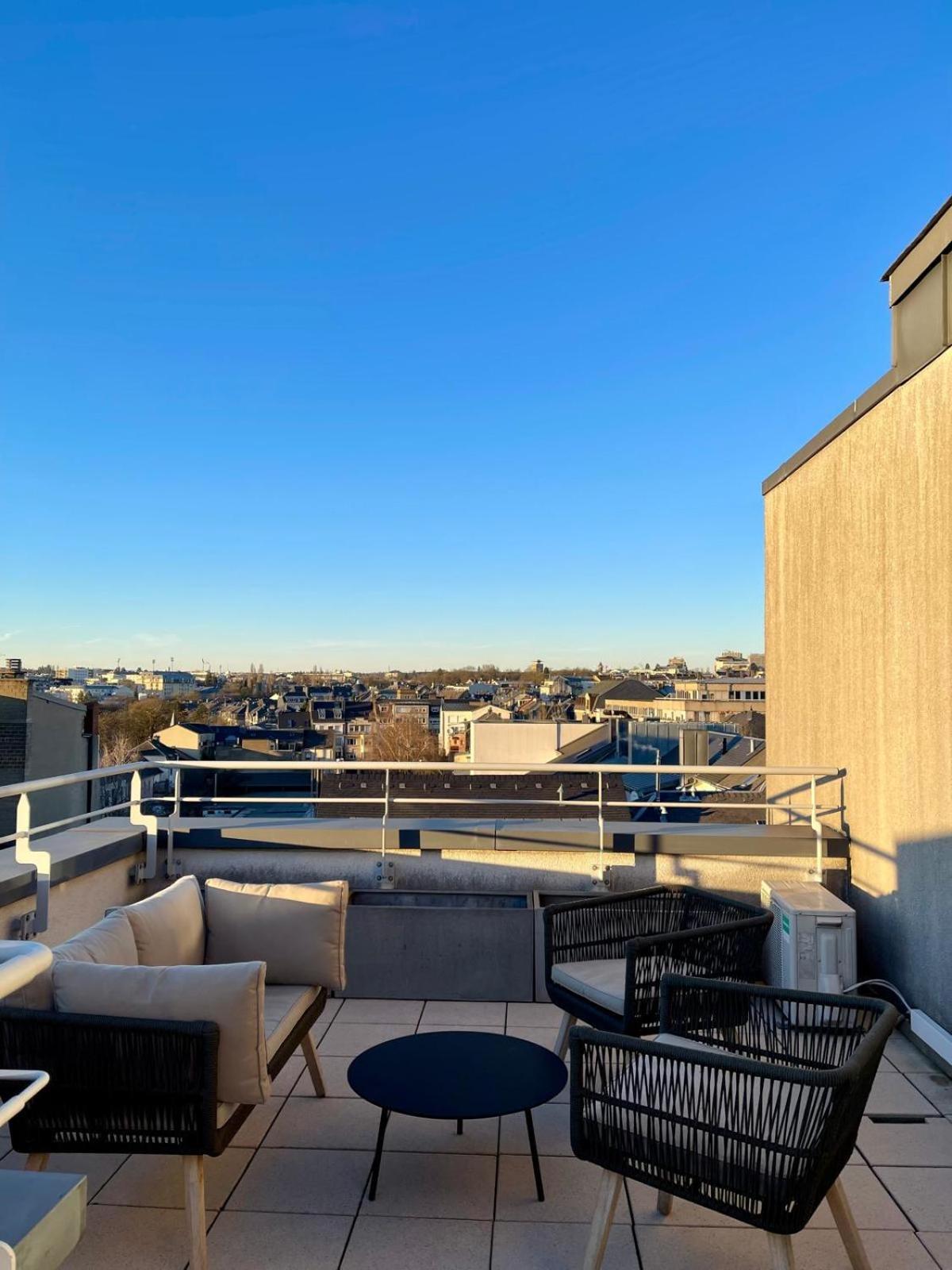 Lux Penthouse - Office, Terrace, Gym & Parking Apartment Luxembourg Bagian luar foto