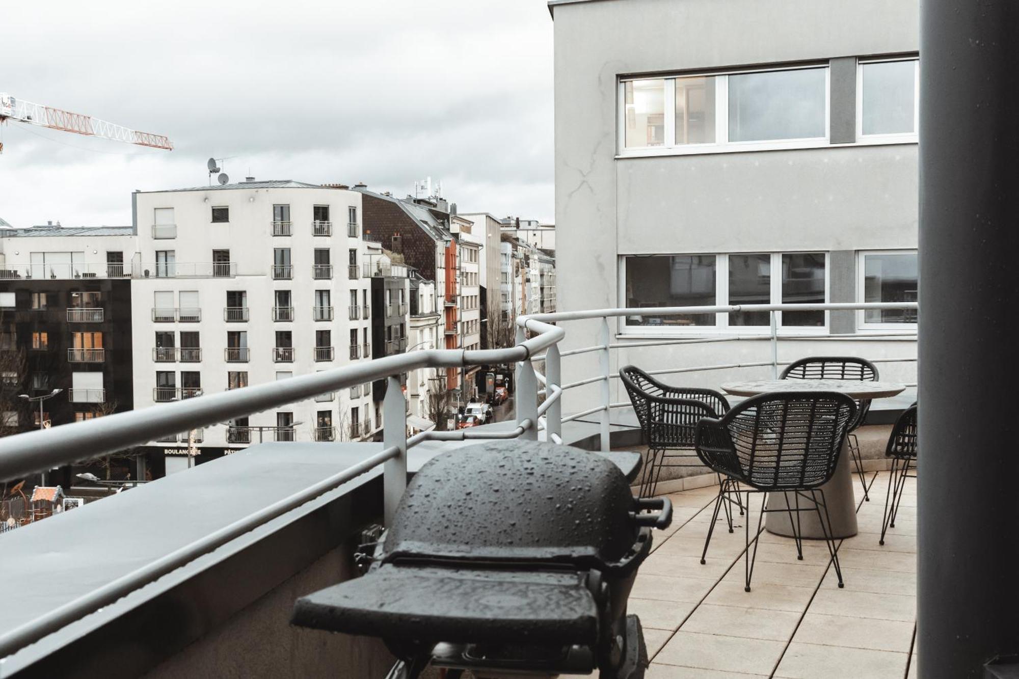 Lux Penthouse - Office, Terrace, Gym & Parking Apartment Luxembourg Bagian luar foto