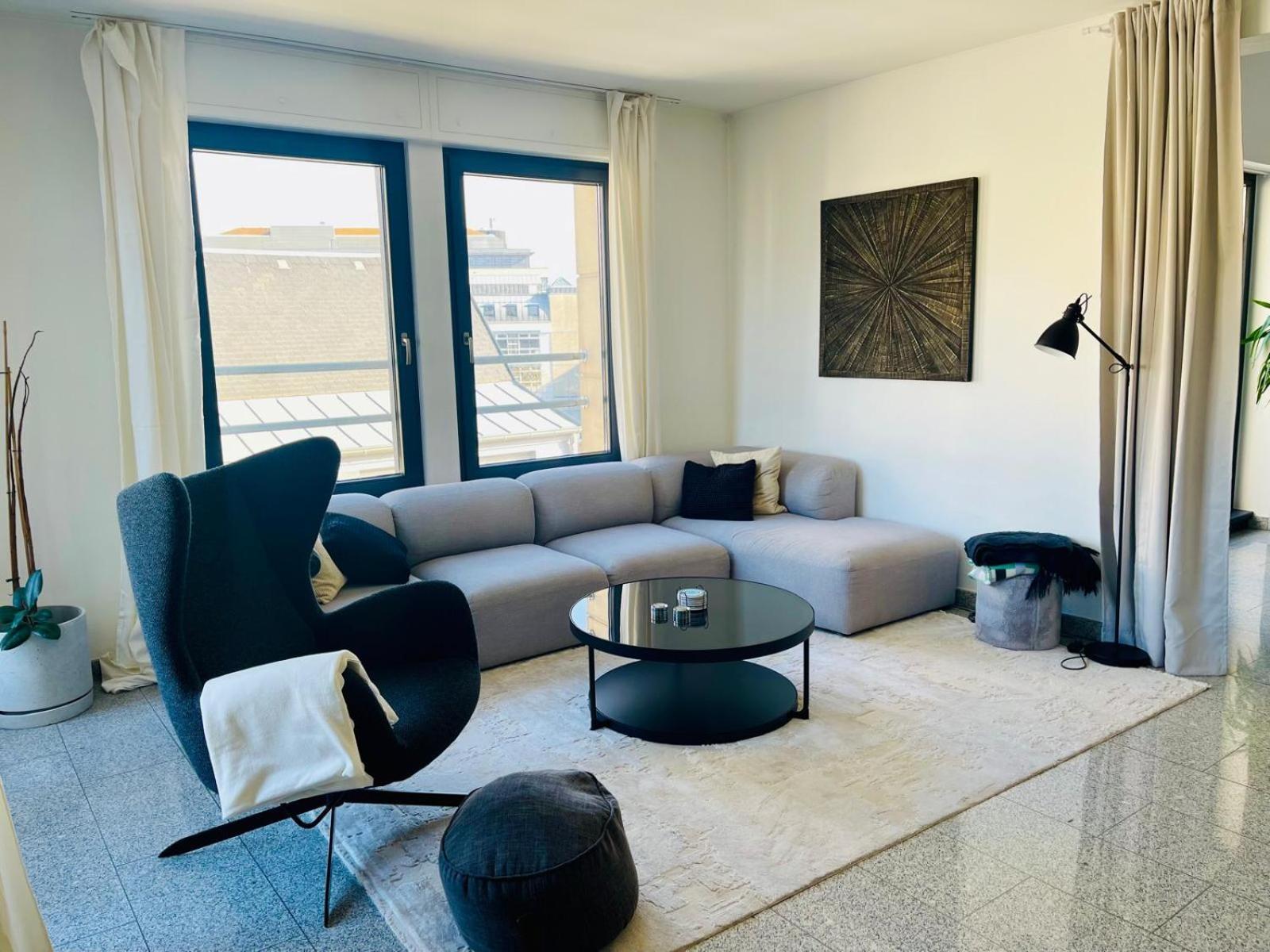 Lux Penthouse - Office, Terrace, Gym & Parking Apartment Luxembourg Bagian luar foto